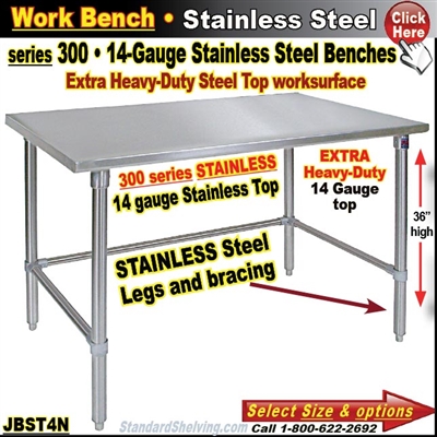 JBST4N / Stainless Steel Work Benches