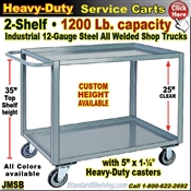 JMSB / Heavy Duty 2-Shelf Service Cart