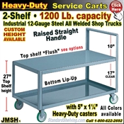 JMSH / Heavy Duty 2-Shelf Service Cart