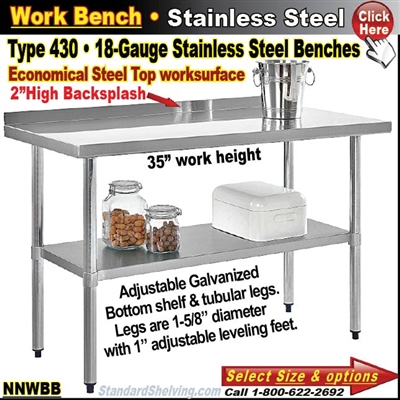 NNWBB / Stainless Steel Work Benches