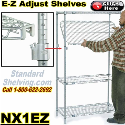 E-Z Adjustable Wire Shelves / NX1EZ