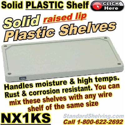 Plastic Solid Shelves / NX1KS