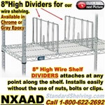 DIVIDERS for Wire Shelving / NXAAD