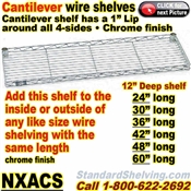 Cantilever Wire Shelves / NXACS