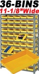 ECONOMY 36-BIN SHELVING STORAGE SYSTEM (QS3675) 36 BINS