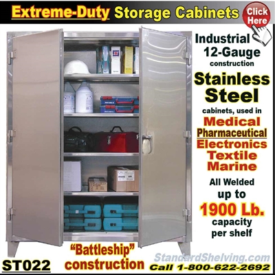 ST022 / Extreme Duty Stainless Steel Cabinets