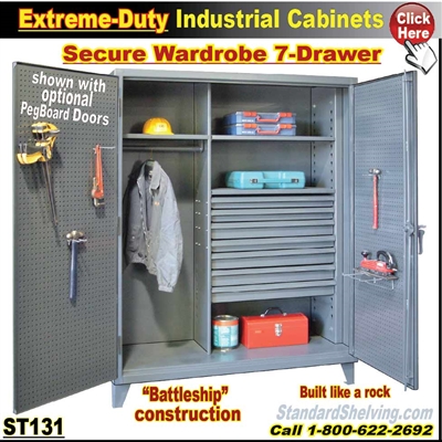 ST131 / Extreme Duty 7-Drawer Wardrobe Cabinet