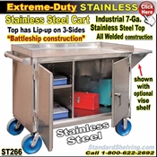 ST266 / Extreme Duty Stainless Steel Cart