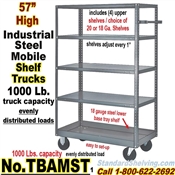 Steel 5-Shelf Trucks / TBAMST