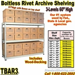 Archive Shelving 3-Levels / TBAR3