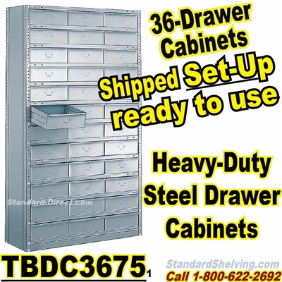 36-Drawer Steel Parts Cabinets / TBDC3675
