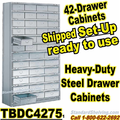 42-Drawer Steel Parts Cabinets / TBDC4275