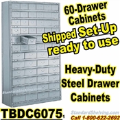 60-Drawer Steel Parts Cabinets / TBDC6075