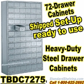 72-Drawer Steel Parts Cabinets / TBDC7275