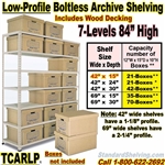 Low-Profile Archive Shelving  / TCARLP