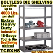 Boltless Extra Heavy-Duty Die Shelving / TCRXHS