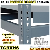 Extra Boltless Heavy-Duty Die Shelves / TCRXHSS