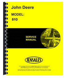Service Manual for John Deere 510 Tractor Loader Backhoe