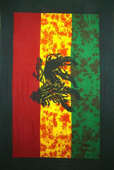 Rasta - Red Gold Green SUNSPLASH With Lion and Border