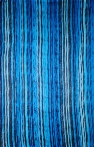 Vertical Stripes Sarong in Blue