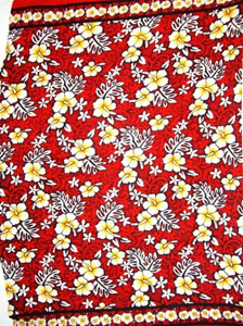 Red Traditional Hawaiian Print