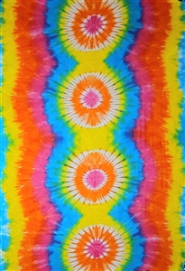 Tie Dye Sarong with Three Circles