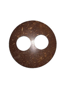 Coconut Circle Shaped Tie