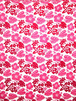 Busy Floral Pattern Sarong in Pinks