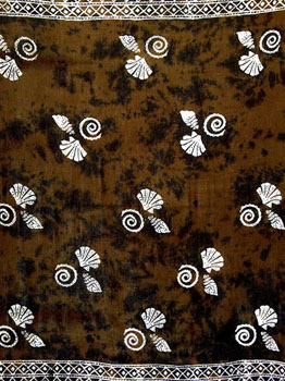 Batik Brown With Shells