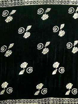 Batik Black With Shells