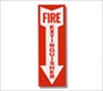 4" x 12" Self - Adhesive Fire Extinguisher Sign