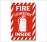 6" x 9 " Self Adhesive Fire Extinguisher Inside Sign