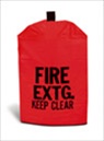 Small Heavy Duty Vinyl Fire Extinguisher Cover