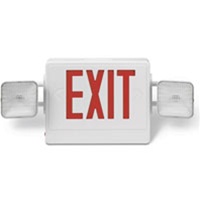 LED Red Emergency / Exit Light supplied by Fire Extinguishers Chicago, protectco inc