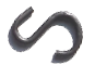 Stake head S hook-100count