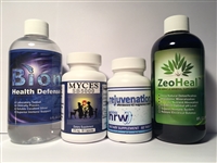 H2 Rejuvenation, BionPlus, ZeoHeal, Myces/LYA = Health Bundle! Restore your biome for better health and greater performance. Superior to any package on the market!