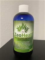 ZeoHeal zeolite natural for health, safe, remineralization, humic acid, fulvic acid, energized detox, critical trace minerals for restoration and gut support