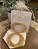 "Bella Bracelets" Gold Set of 20 Stainless Steel Bracelets