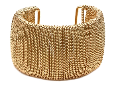 Gold Layered 1.25"  Cuff Bracelet