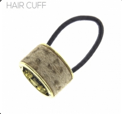 Light Cheetah Print Hair Tie and Cover, Hot Fall Trend!