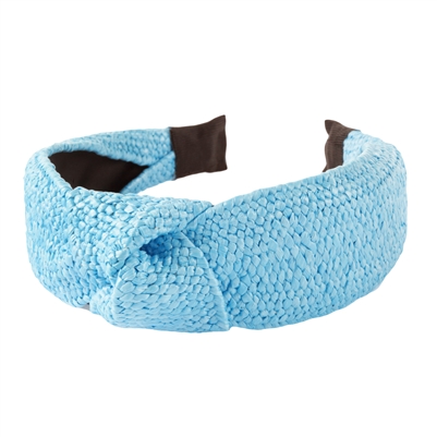Light Blue Rattan Headband, Very Popular!