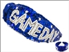 Blue Sequin Headband with Rhinestone Game Day