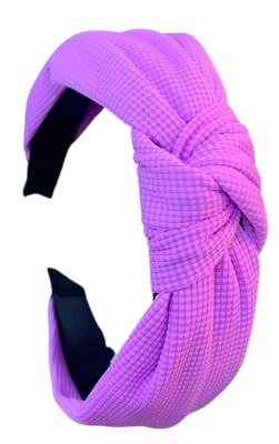 Purple Textured Fabric Headband, Very Popular!
