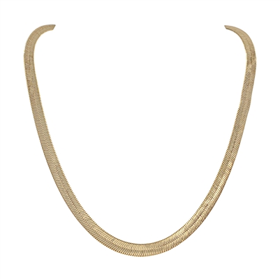 Gold Snake Chain 17"-19" Necklace