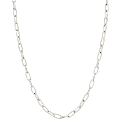 Silver Chain 17"-19" Necklace