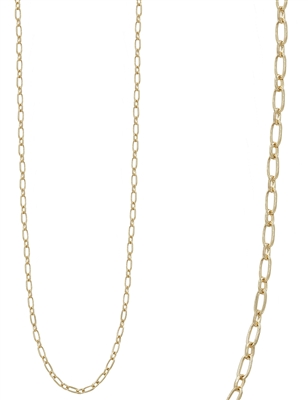 Gold Link Chain 32" Necklace