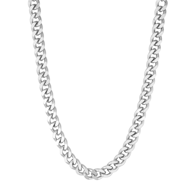 Silver Chain Thick 16"-18" Necklace