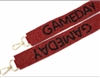Red and Black Game Day Crystal Purse Strap
