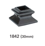 Crown Heritage Iron Shoes & Accessories - 1842: 30mm Newel Shoe | Stair Part Pros
