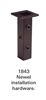Crown Heritage Iron Shoes - 1843: Newel Installation Kit | Stair Part Pros